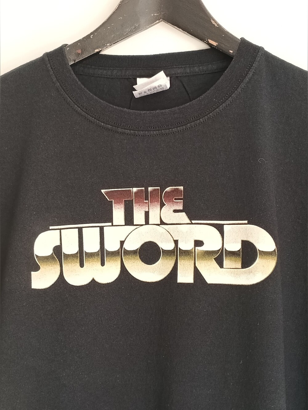Vintage Y2K The Sword Metal Band Shirt Fruit of the Loom 20.5x26 - Picture 3 of 6